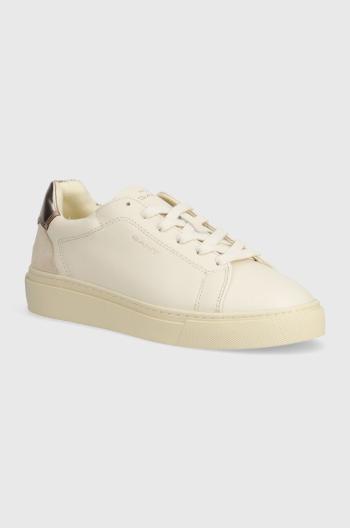 Kožené sneakers boty Gant Julice béžová barva, 28531495.G130