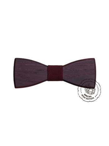 Dřevěný motýlek Red Wine bow tie, pánský BeWooden