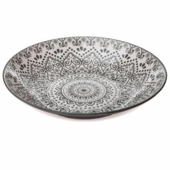 Porcelánový hluboký talíř Grey Orient, 21,5 cm