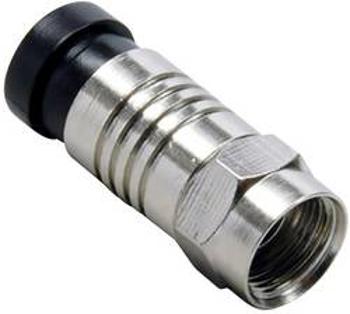 Kompresní F zástrčka TRU COMPONENTS 1582449, průměr lanka: 8.2 mm, 1 ks