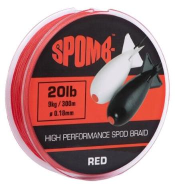 Spomb Braid Red 0,18 mm 300 m 9 kg-20 lbs Šňůra