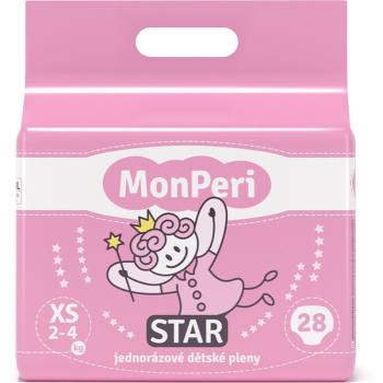 MonPeri Star Size XS jednorázové pleny 2-4 kg 28 ks