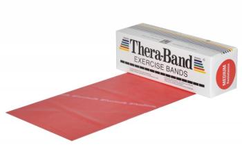 Theraband Thera-Band posilovací guma Červená, středně silná
