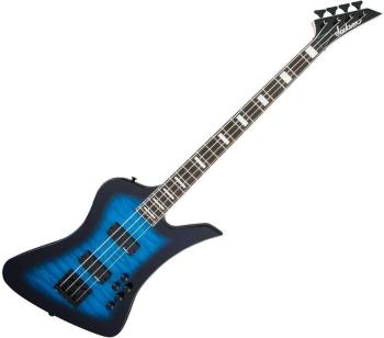 Jackson JS3 Q Kelly Bird AH Transparent Blue Burst Elektrická baskytara