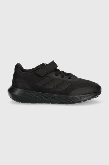 Dětské sneakers boty adidas RUNFALCON 3.0 EL černá barva