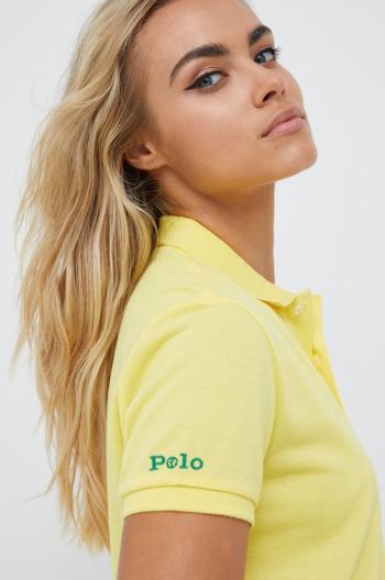 Polo tričko Polo Ralph Lauren žlutá barva