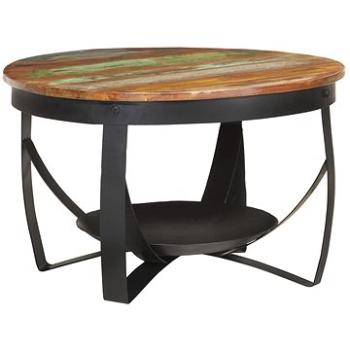 Konferenční stolek O 68 × 43 cm masivní recyklované dřevo (320796)