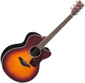 Yamaha LJ 16 A.R.E. BS Brown Sunburst Elektroakustická kytara Jumbo