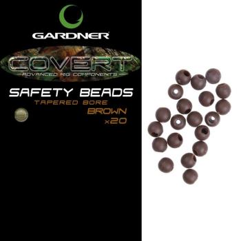 Gardner zarážky covert safety beads-hnědá