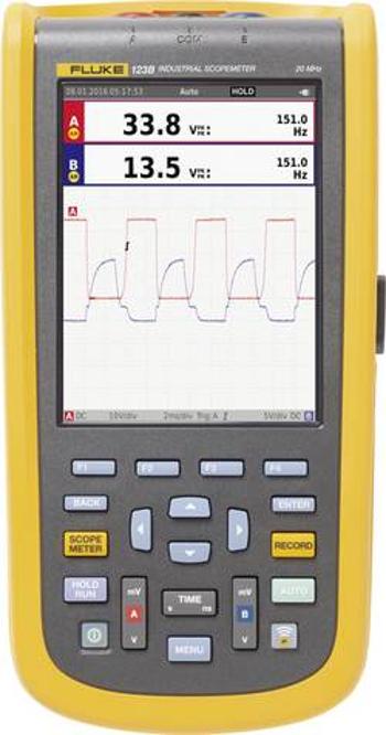 Ruční osciloskop Fluke 123B/EU, 20 MHz, 2kanálový, funkce multimetru