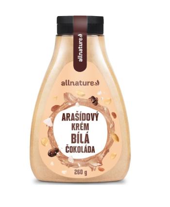 Allnature Arašídový krém bílá čokoláda 260 g