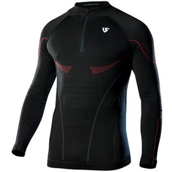 Under Shield Termotriko s dlouhým rukávem Hero Long sleeve Zip - warm černá (MOTO31932nad)