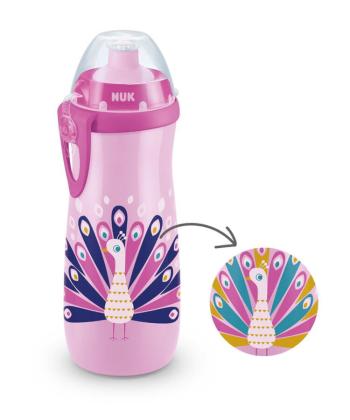 NUK FC Láhev Sports cup Páv 450 ml - holka