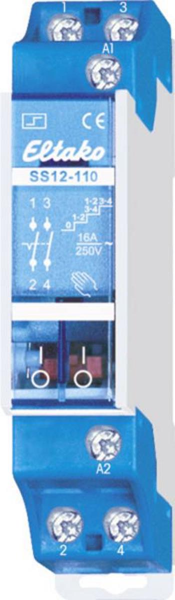 Impulsní spínač Eltako SS12-110-12V 21110211, 2 spínací kontakty, 230 V, 10 A, 2300 W