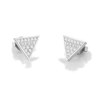 Guess Třpytivé ocelové náušnice s krystaly Studs Party JUBE02156JWRHT/U