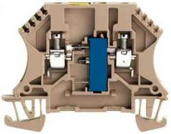 Řadová svorka pro konstrukční prvky Weidmüller WDUL 4/100, 1027300000, béžová, 10 ks