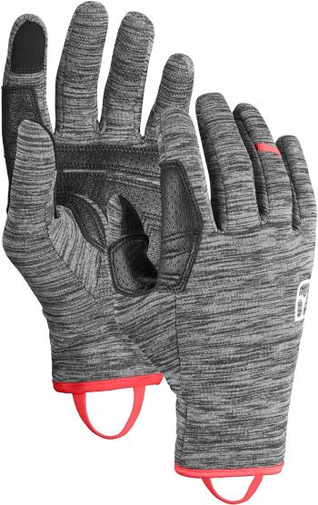 Ortovox Fleece light glove w - black steel blend XS