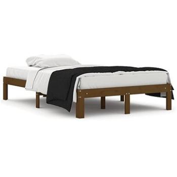 Rám postele medově hnědý masivní dřevo 120×190 cm Small Double, 810338 (810338)