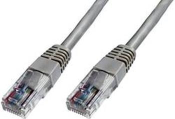 Síťový kabel RJ45 Digitus DK-1511-010, CAT 5e, U/UTP, 1.00 m, šedá