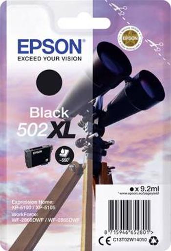 Epson Ink T02W14, 502XL originál černá C13T02W14010