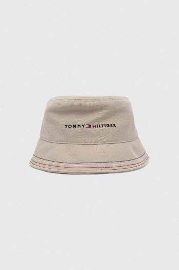 Klobouk Tommy Hilfiger béžová barva