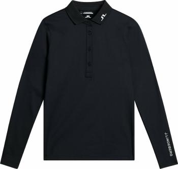 J.Lindeberg Tour Tech Long Sleeve Womens Black S Polo košile