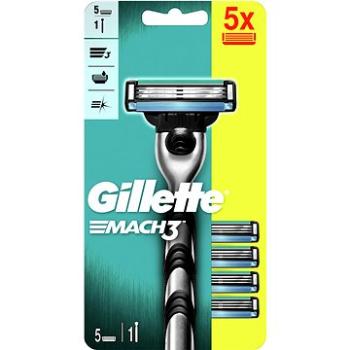 GILLETTE Mach3 + hlavice 5 ks (7702018610181)