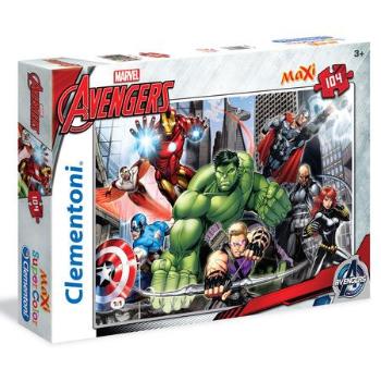 CLEMENTONI Puzzle Avengers: Připraveni k boji MAXI 104 dílků