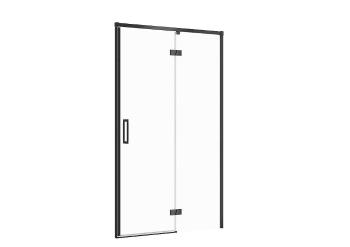 CERSANIT Sprchové dveře LARGA ČERNÉ 120X195, pravé, čiré sklo S932-126