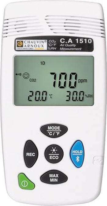 Měřič oxidu uhličitého (CO2) Chauvin Arnoux C.A 1510 white, 0 - 5000 ppm, s funkcí datového záznamníku
