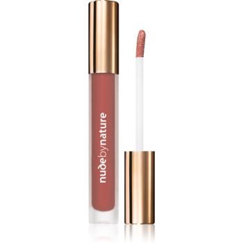 Nude by Nature Satin Liquid Lipstick krémová rtěnka se saténovým finišem odstín 06 Wisteria 3,75 ml