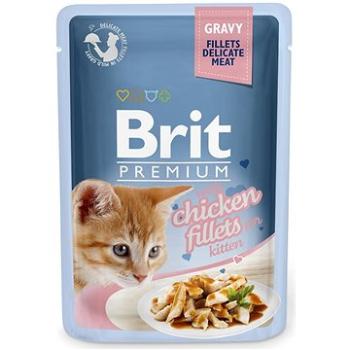Brit Premium Cat Delicate Fillets in Gravy with Chicken for Kitten 85 g (8595602518579)