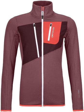 Ortovox Fleece grid jacket w - mountain rose XS