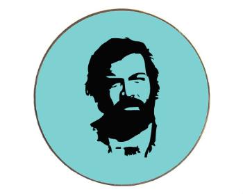 Magnet kulatý kov Bud Spencer