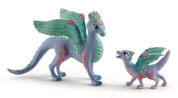 Schleich 70592 Květinový drak s mládětem