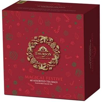 THURSON Magical Festive červená kolekce 90g (60 sáčků, černý čaj) (4792055029452)