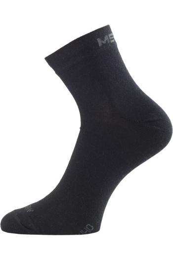 Lasting WHO 900 černé ponožky z merino vlny Velikost: (46-49) XL ponožky