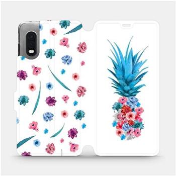 Flipové pouzdro na mobil Samsung Xcover PRO - MR03S Květinový ananas (5903516239436)