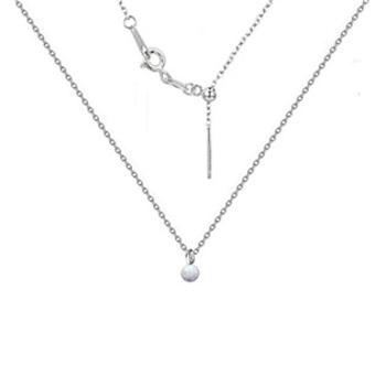 NUBIS® Stříbrný náhrdelník s drobým opálem - NBS04-OP17