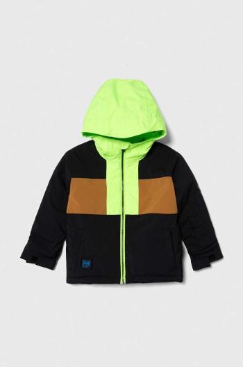 Dětská lyžařská bunda Quiksilver GROOMER KIDS JK SNJT zelená barva