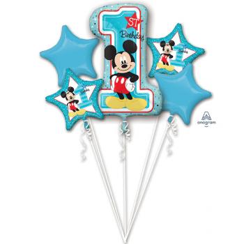 Amscan Kytice balónů - 1. narozeniny Mickey
