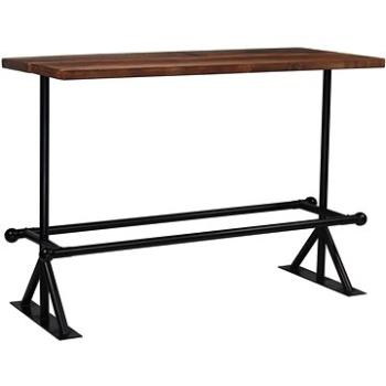 Barový stůl masivní recyklované dřevo 150x70x107 cm tmavě hnědý 245384 (245384)