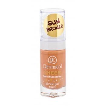 Dermacol Sheer Face Illuminator 15 ml báze pod make-up pro ženy sun bronze