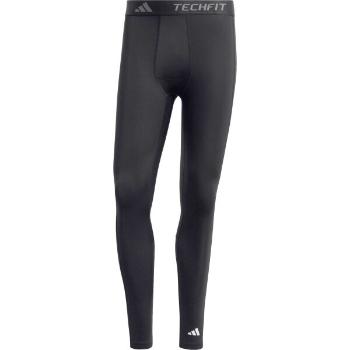 adidas TECHFIT COMPRESSION TRAINING LONG LEGGINGS Pánské sportovní legíny, tmavě šedá, velikost