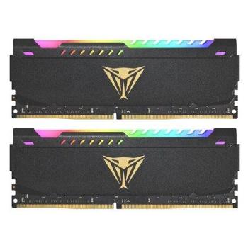 32GB DDR4-3200MHz RGB Patriot CL18, kit 2x16GB, PVSR432G320C8K