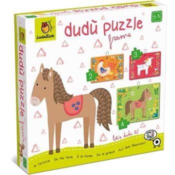 Ludattica Dudu Zvířátka z farmy, puzzle pro začátečníky (20309)