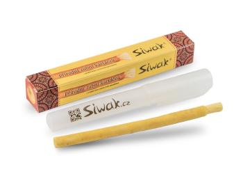 Siwak Přírodní zubní kartáček 1 ks + pouzdro