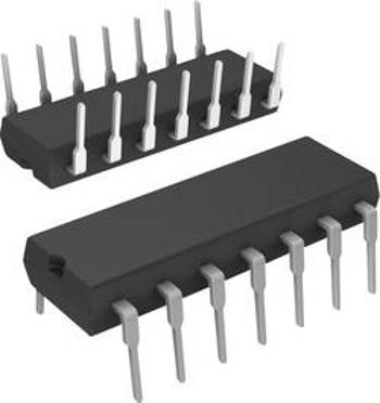 10bitový AD převodník 4kanálový Microchip Technology MCP3204-CI/P, 2,7 V, PDIP-14