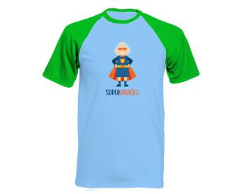 Pánské tričko Baseball Superbabička