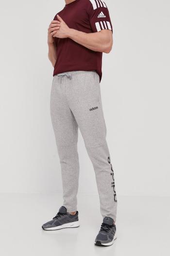 Kalhoty adidas EI9746 pánské, šedá barva, s potiskem